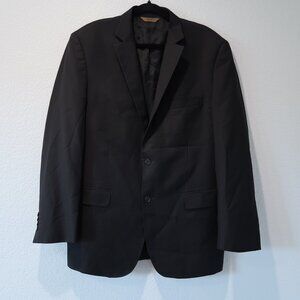 Pronto Uomo Blazer Mens 44 Long Sport Coat Super 120's Wool Two Button Jacket